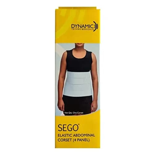 Dynamic Techno Medicals Sego Large Plain Abdominal Corset (90-100Cm) 1 Pcs