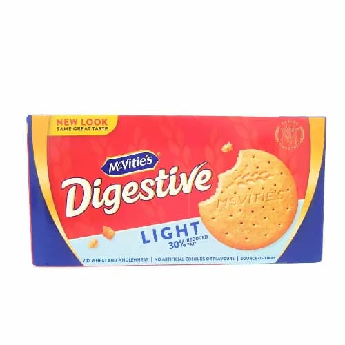 Mcvitie'S Light Digestive Biscuits - Artificial Color Free, Artificial Flavor Free 250G