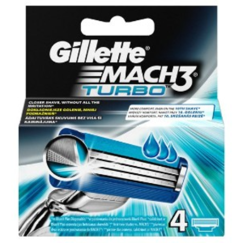 Gillette Mach3 Turbo Crt 4’S