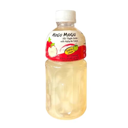 Mogu Mogu Apple Juice 25% With Nata De Coco 320Ml