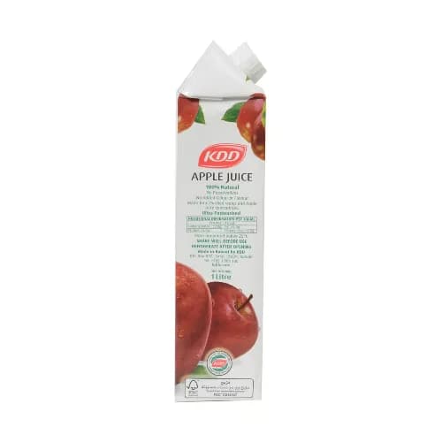 Kdd Apple Juice Preservatives Free, No Added Colors, No Added Flavors 1 Ltr