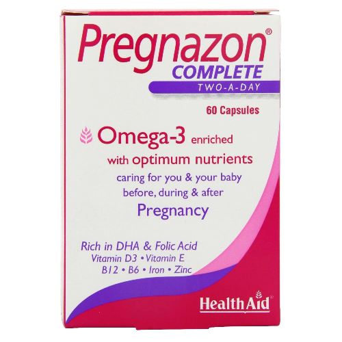 Health Aid Pregnazon Complete Capsules - 60'S