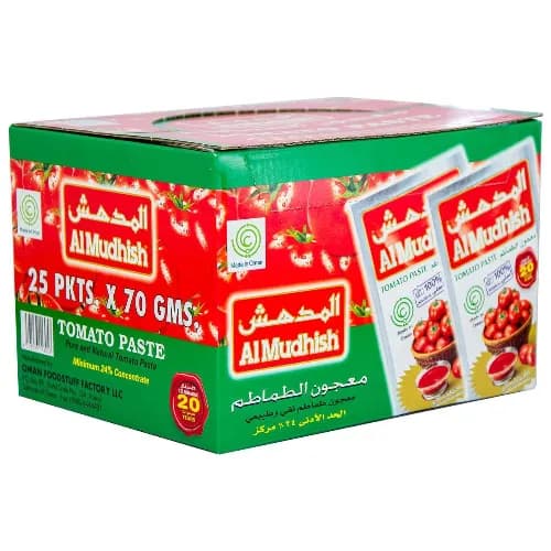 Al Mudhish Tomato Paste 25 X 50 Gr