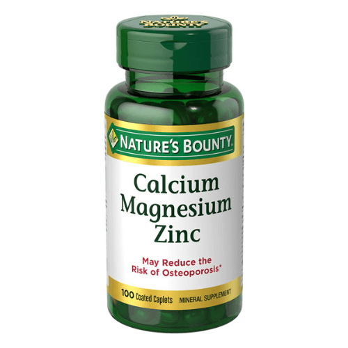 Natures Bounty Calcium, Magnesium & Zinc Tablets - 100'S