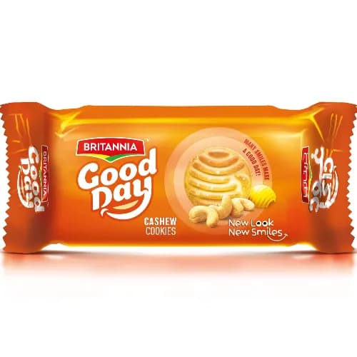 Britannia Good Day Cookies With Cashews - Vegetarian 8 X 81 Gr