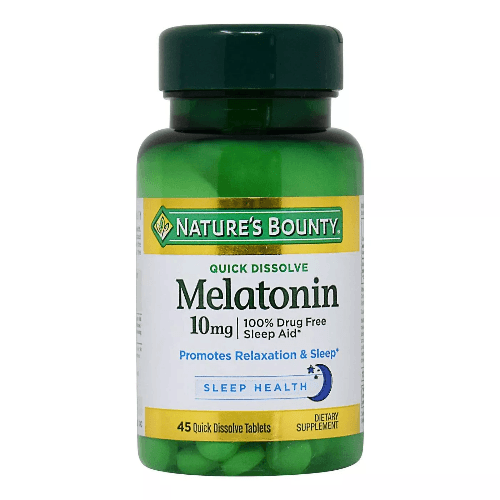 Nature'S Bounty Melatonin 10Mg Quick Dissolve Tablets - 45'S