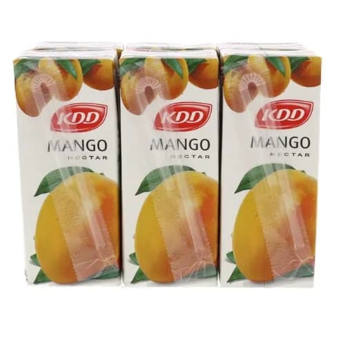 Kdd Mango Nectar Juice 6 X 180Ml