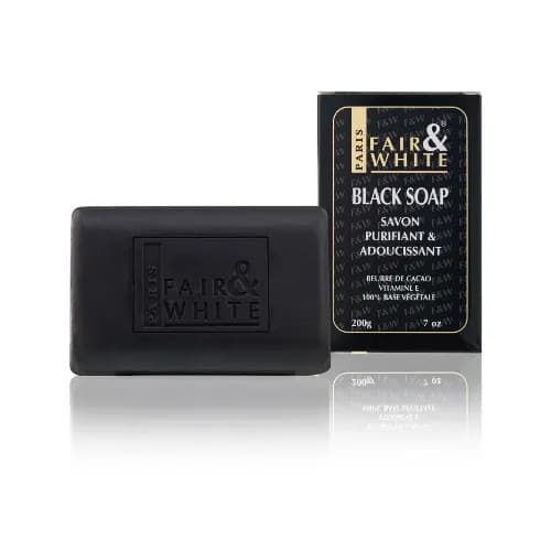 Fair&White Black Soap 200Gm