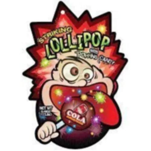 Striking Lollipop Popping Candy Cola 13.8G