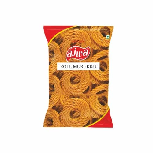 Ajwa Spicy Roll Murukku Crackers 125 Gr