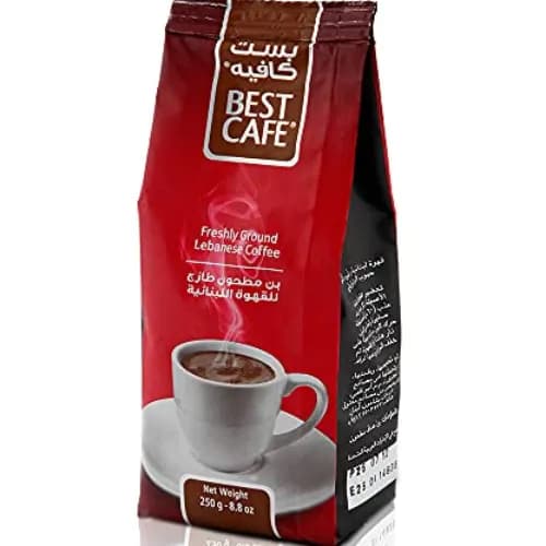 Best Cafe Freshly Ground Lebanese Coffee With Cardamom 250 Gr