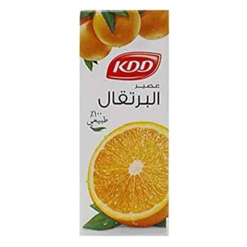 Kdd Orange Drink - No Added Colors, No Added Flavors, Preservatives Free 180Ml