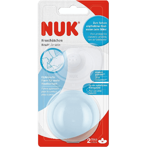 Nuk Nipple Shiled Si Size M 2/Blc 10721312