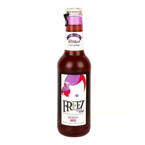 Freez Mix Carbonated Berry Mix Drink Glass Bottle 275Ml