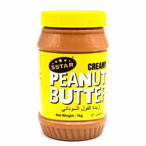 5 Star Creamy Peanut Butter Spread 1 Kg