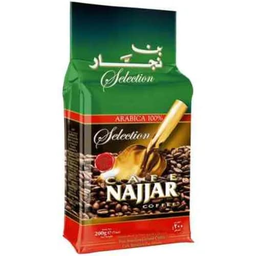 Cafe Najjar Classic Brazilian Arabica Ground Coffee With Cardamom 200 Gr