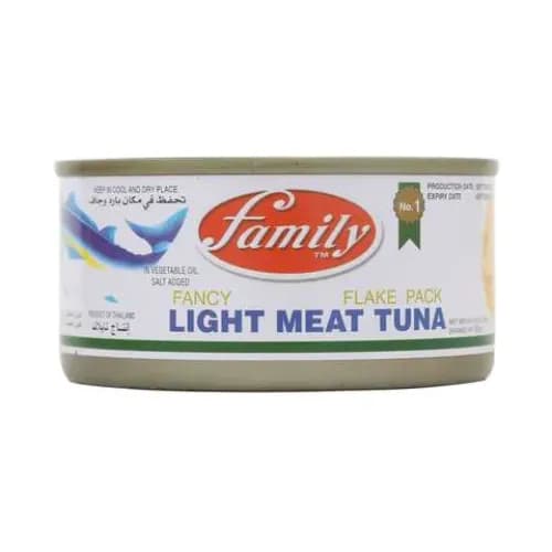 Family Light Meat Tuna Flakes 185G