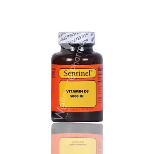 Sentinel Vitamin D3 5000 Iu Capsules 100'S