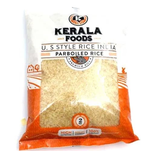 Kerala Foods Us Style Indian Parboiled Rice 2Kg