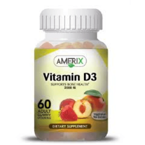 Amerix Vitamin D3 Gummy 2000 Iu 60