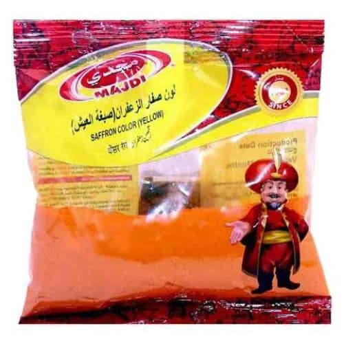 Majdi Saffron Color Yellow 100G