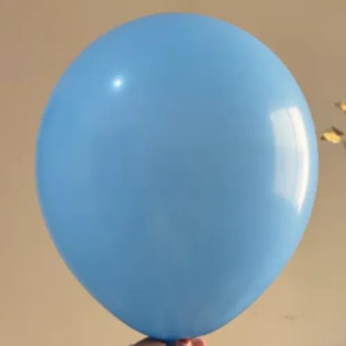 Matte Light Blue Balloons