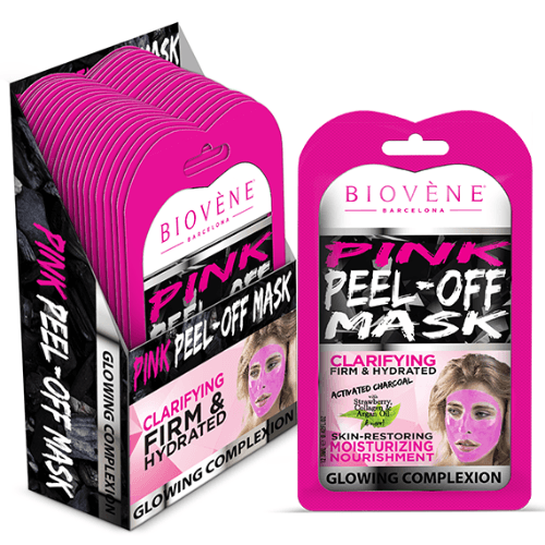 Biovene Pink Peel-Off Mask Sachet 12.5Ml