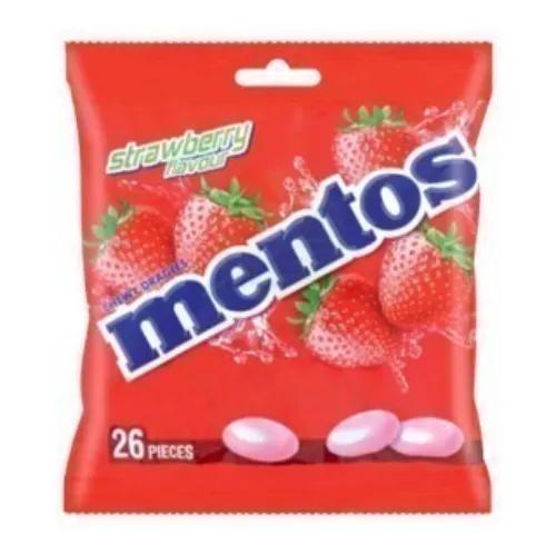 Mentos Candy Mono Strawberry 26Pcs 70.2G