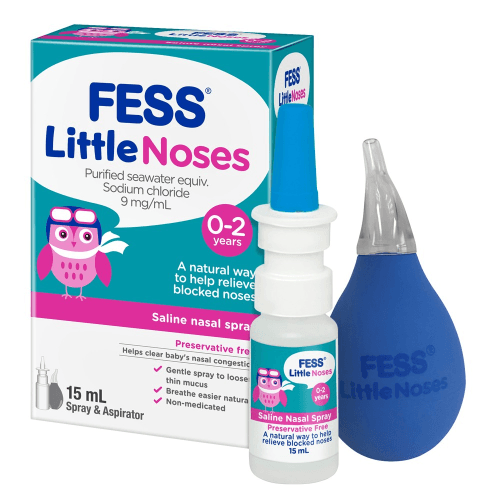 Fess Little Noses Spray+Aspirator 15Ml