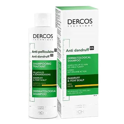 Vichy Dercos Anti Dandruff Shampoo Dry Hair 200Ml (Buy 2 Get 1 Free)