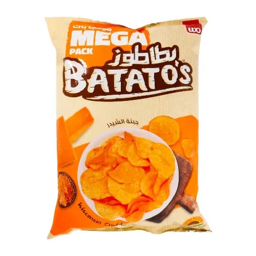 Batato'S Potato Chips Wisconsin Cheddar 167 Gr