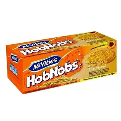 Mcvities Hobnobs Oat Biscuits - Artificial Colors Free, Artificial Flavors Free, Hydrogenated Fat Free 300G