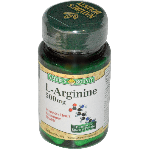 NB L Arginine 500mg Capsules 50's