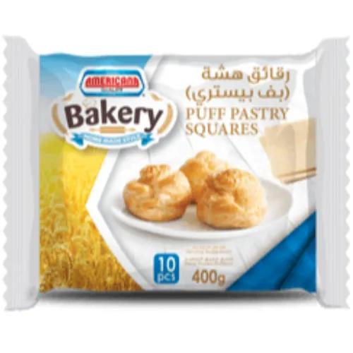 Americana Bakery Puff Pastry Squares 400 Gr