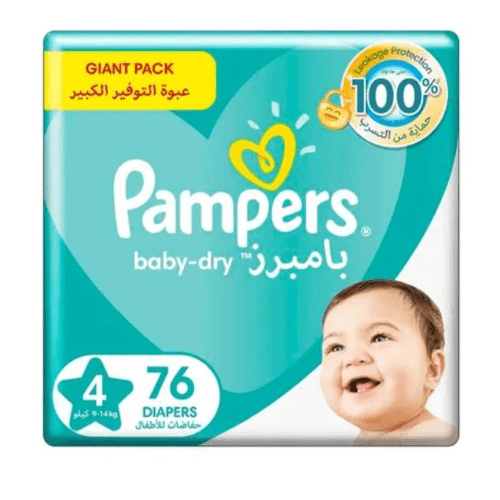 Pampers # 4+76S