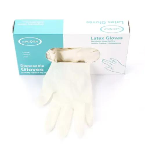 Nacosa Latex Gloves Powder Free 100S - L