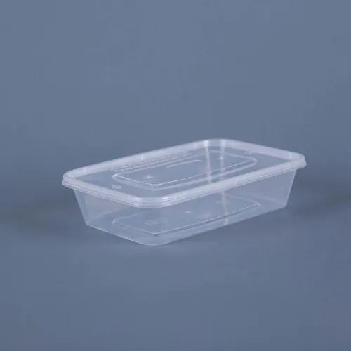 Food Pack 500Ml Multipurpose Plastic Containers 5 Per Pack