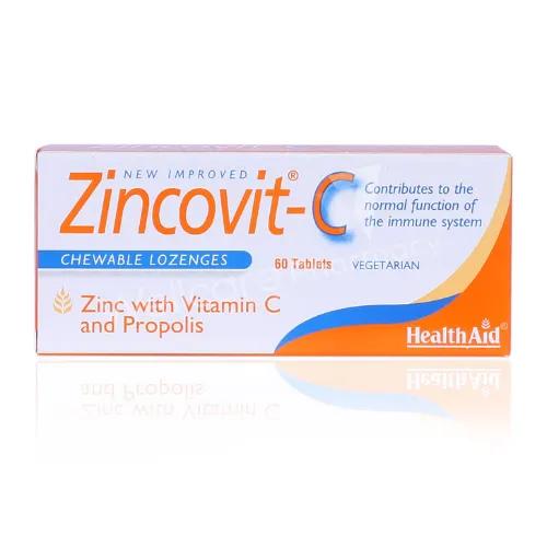 Health Aid Zincovit C Chewable Tablets 60'S 