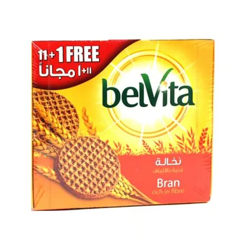 Belvita Bran Biscuits 12 X 62 Gr