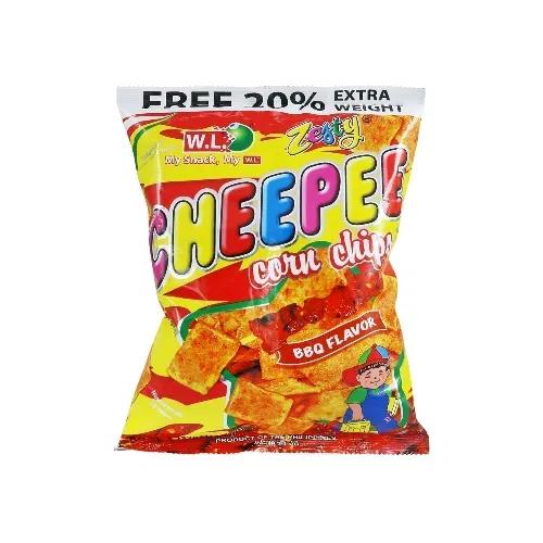 W.L. Foods Cheepee Corn Chips Bbq 120G