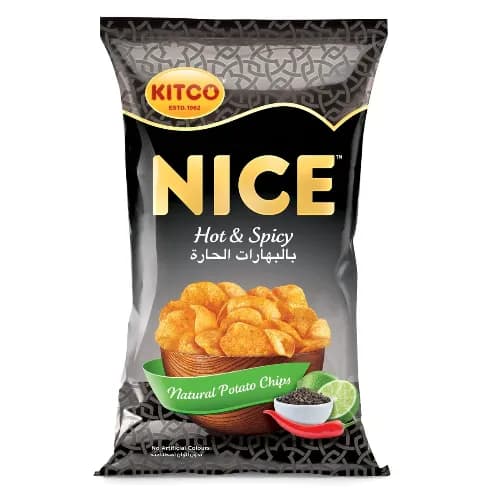 Kitco Nice Potato Chips Hot & Spicy Flavor 80G