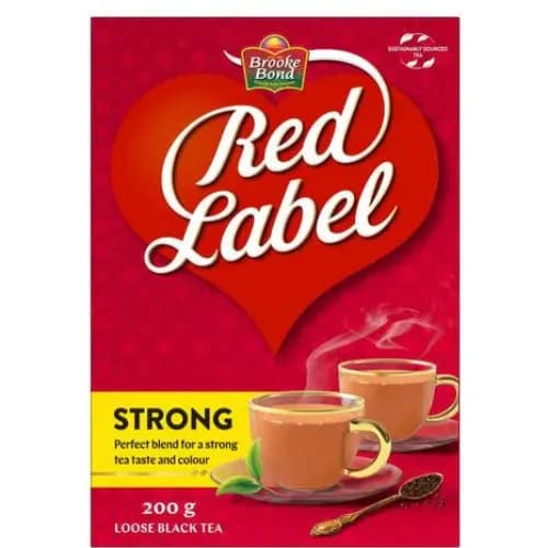 Brooke Bond Red Label Black Loose Tea 200 Gr