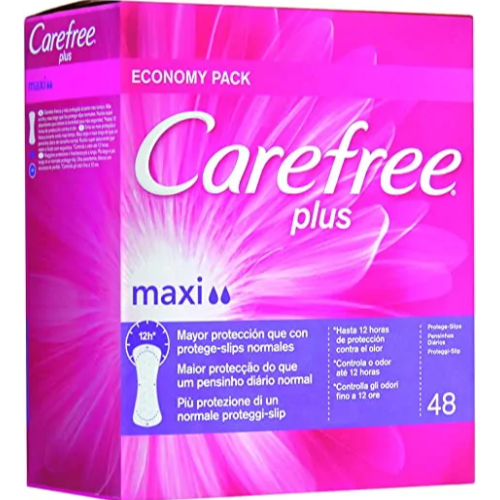 Carefree Plus Maxi Regular Pads - 48'S