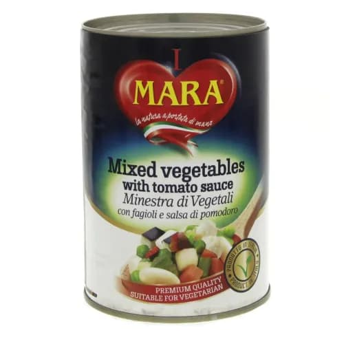 Mara Mixed Vegetables With Tomato Sauce 400G