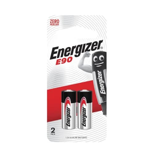 Energizer E90 1.5V Alkaline Batteries 2 Per Pack