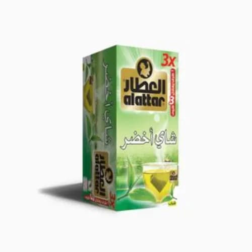 Al Attar Green Tea Bags 20 Per Pack