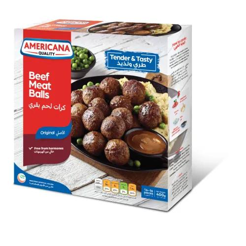 Americana Frozen Beef Meatballs (16 Pieces) 400 Gr