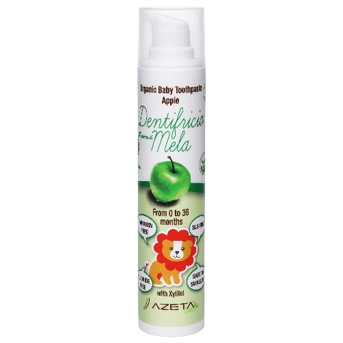 Azeta Organic Toothpaste 0- 36 Apple 50Ml