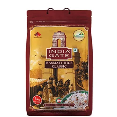 India Gate Classic White Basmati Rice -5kg