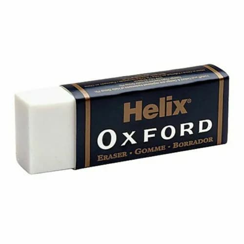 Helix Oxford Plastic Sleeved Eraser - PVC Free 1 Piece